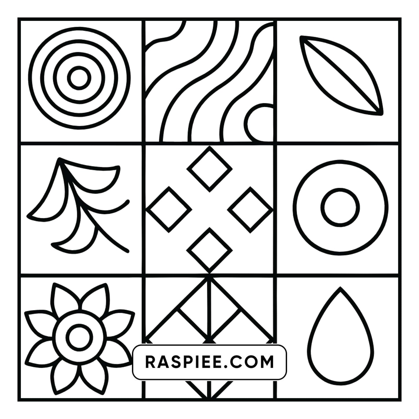 98 Bold and Easy Comfy Patterns Coloring Pages
