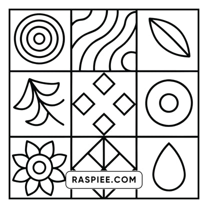 98 Bold and Easy Comfy Patterns Coloring Pages