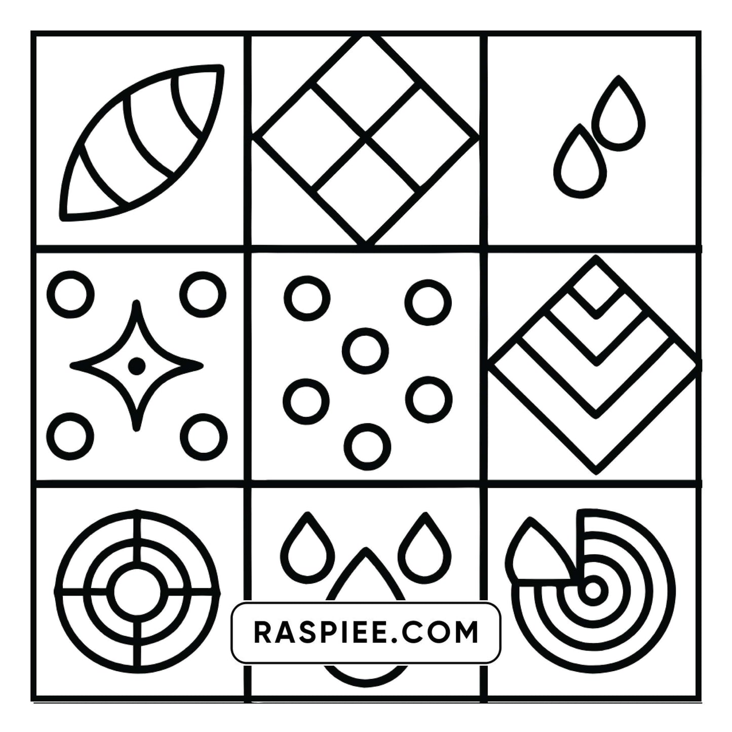 98 Bold and Easy Comfy Patterns Coloring Pages