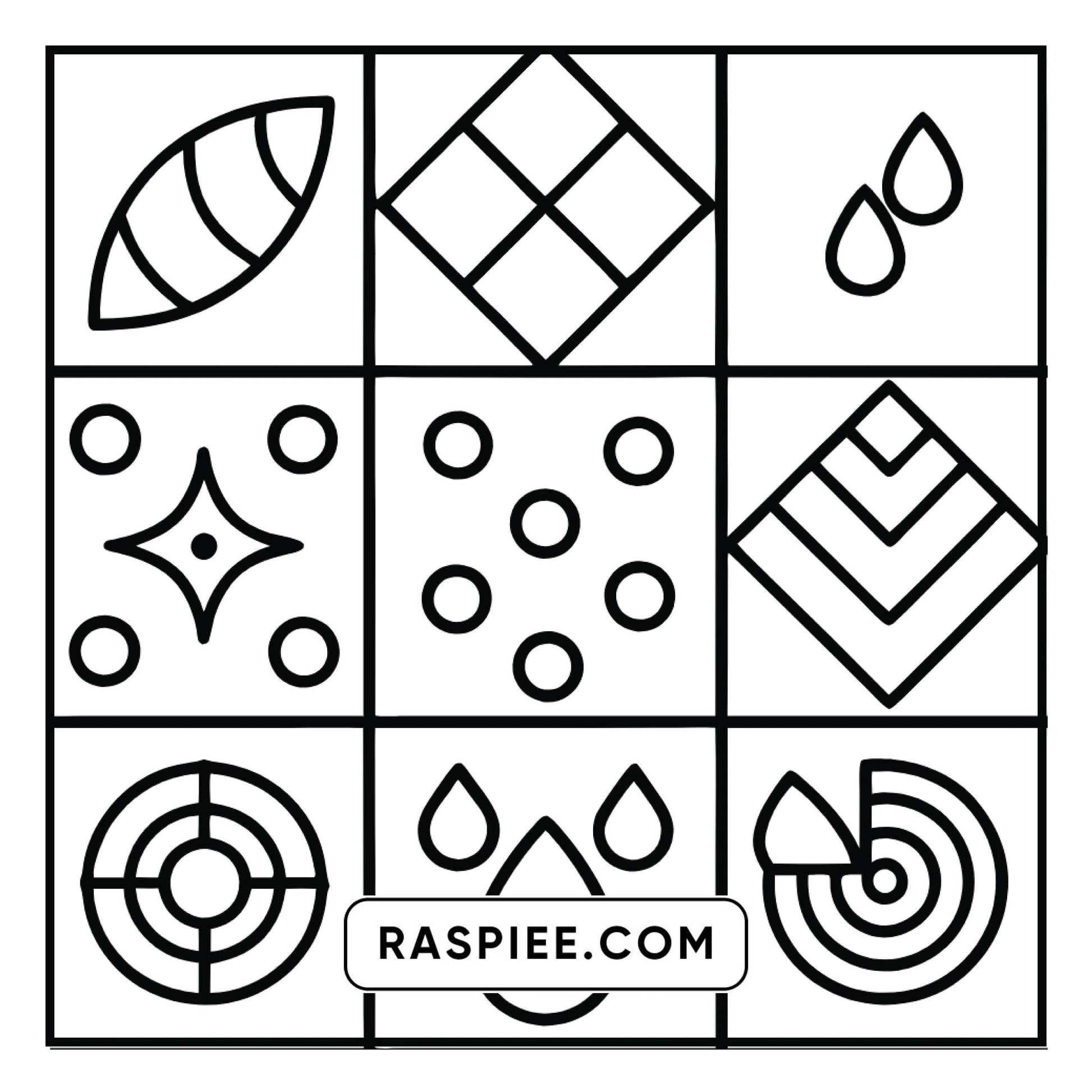 98 Bold and Easy Comfy Patterns Coloring Pages