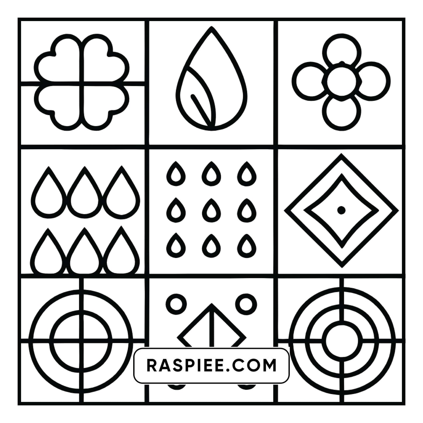 98 Bold and Easy Comfy Patterns Coloring Pages