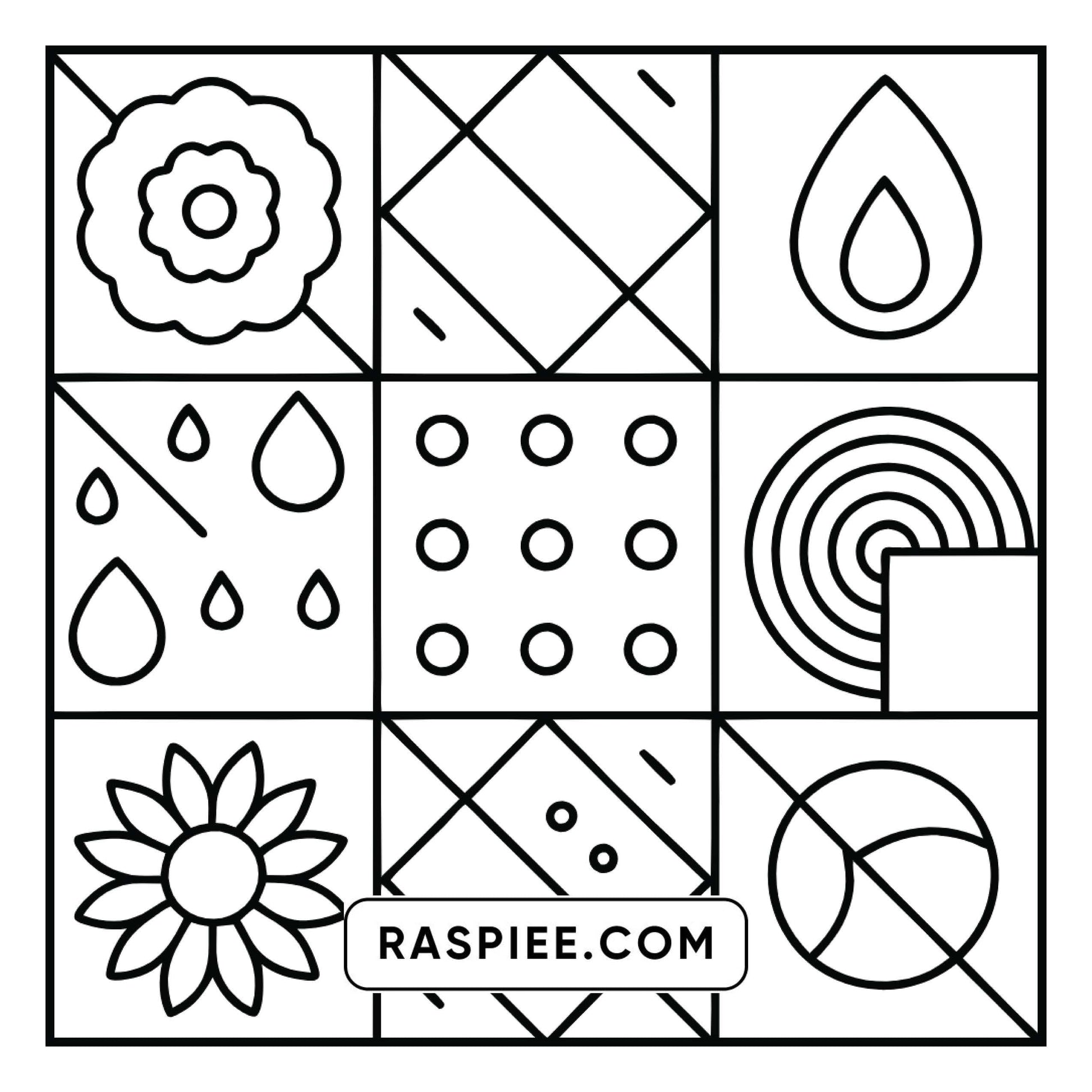 98 Bold and Easy Comfy Patterns Coloring Pages