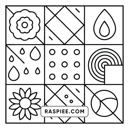 98 Bold and Easy Comfy Patterns Coloring Pages