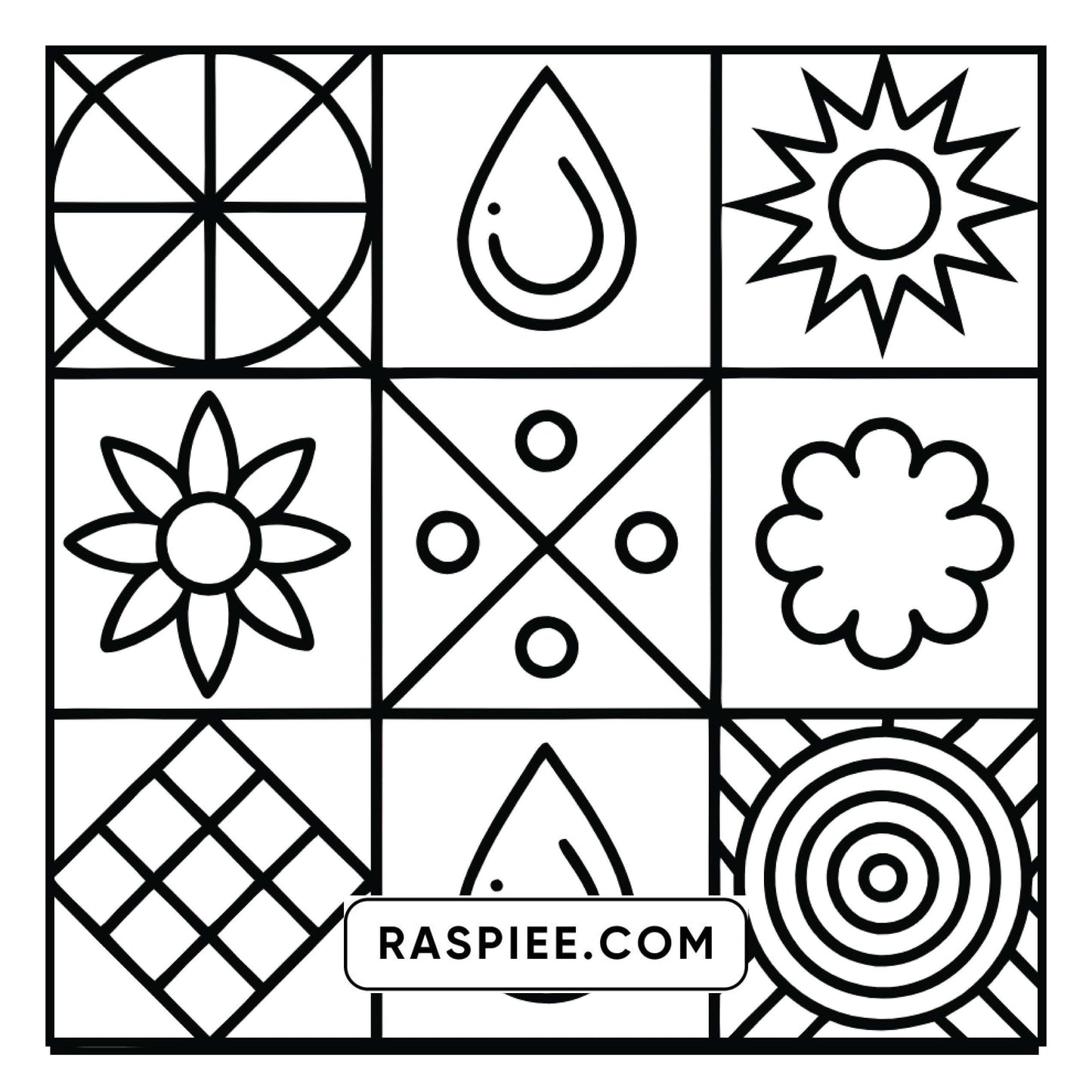 98 Bold and Easy Comfy Patterns Coloring Pages