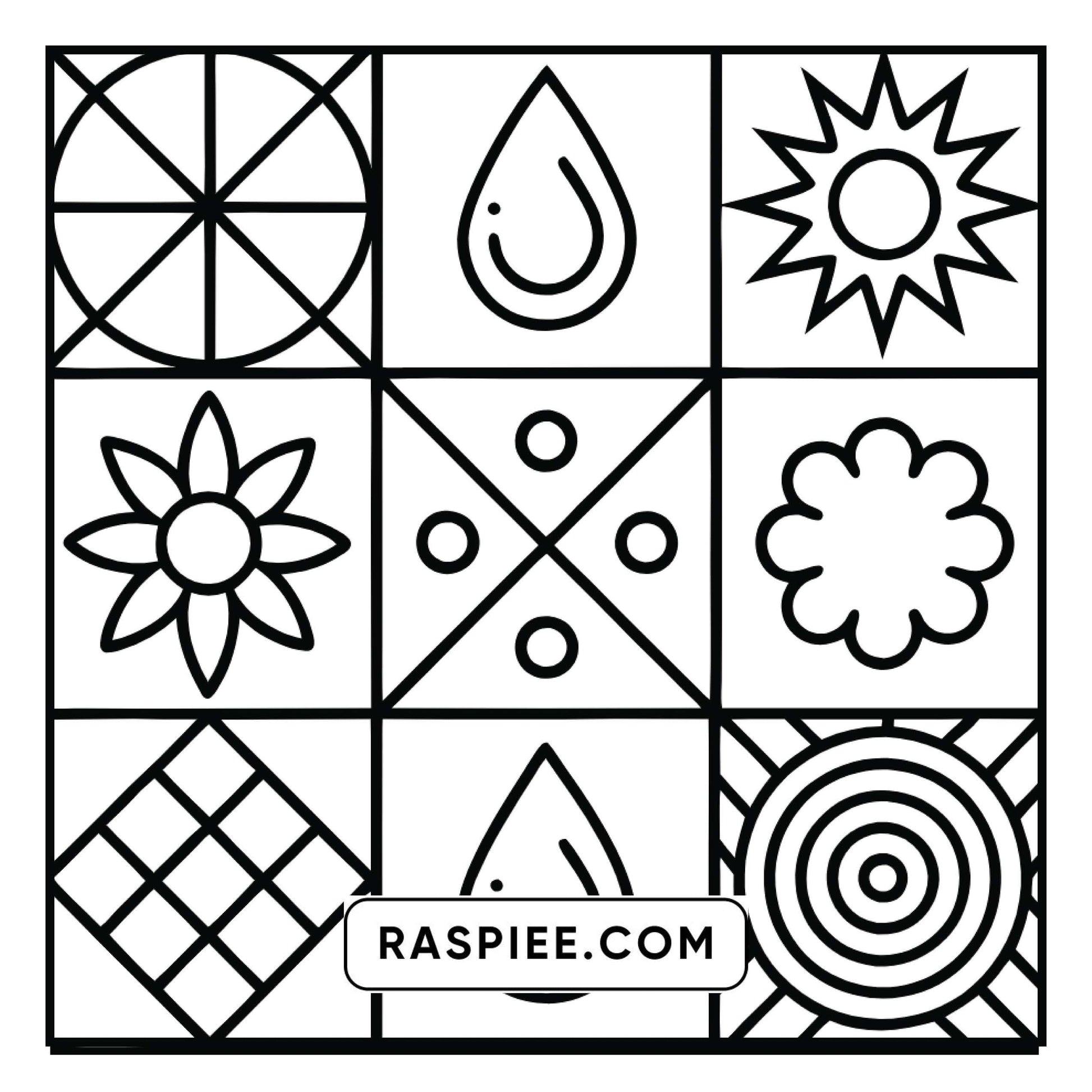 98 Bold and Easy Comfy Patterns Coloring Pages