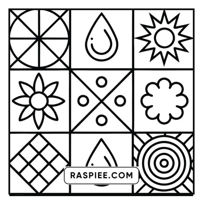 98 Bold and Easy Comfy Patterns Coloring Pages
