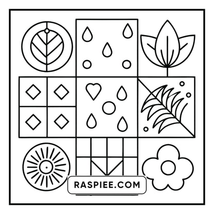 98 Bold and Easy Comfy Patterns Coloring Pages