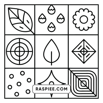 98 Bold and Easy Comfy Patterns Coloring Pages