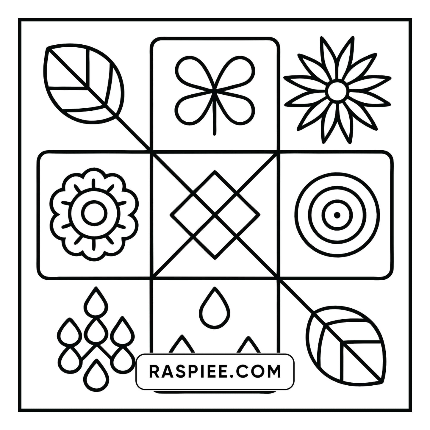 98 Bold and Easy Comfy Patterns Coloring Pages