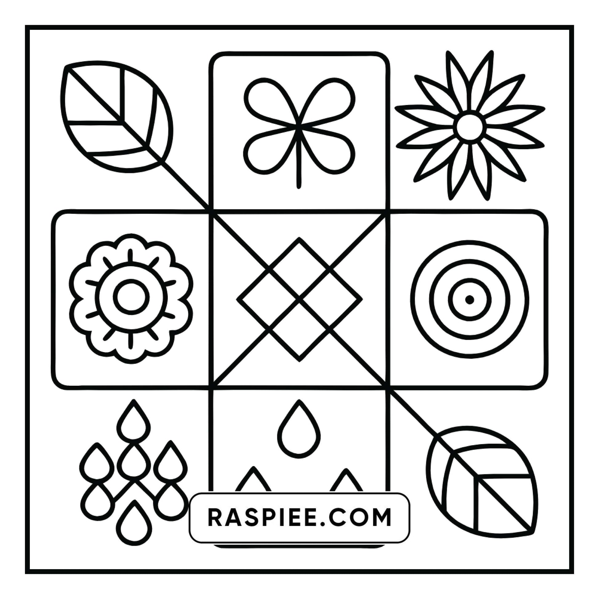 98 Bold and Easy Comfy Patterns Coloring Pages