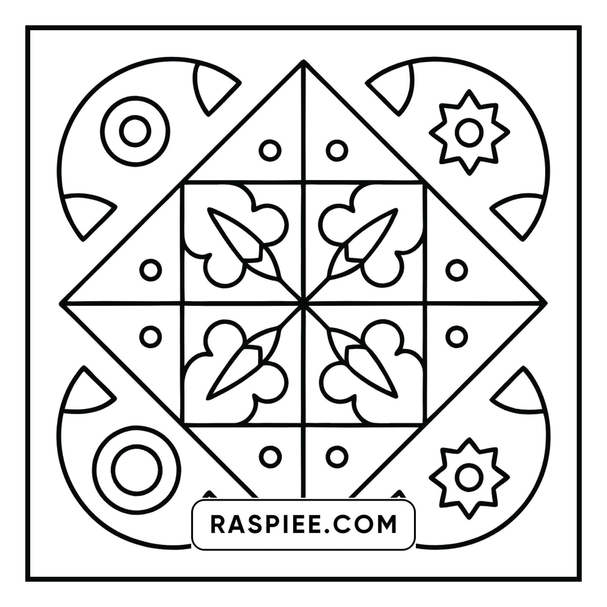 98 Bold and Easy Comfy Patterns Coloring Pages