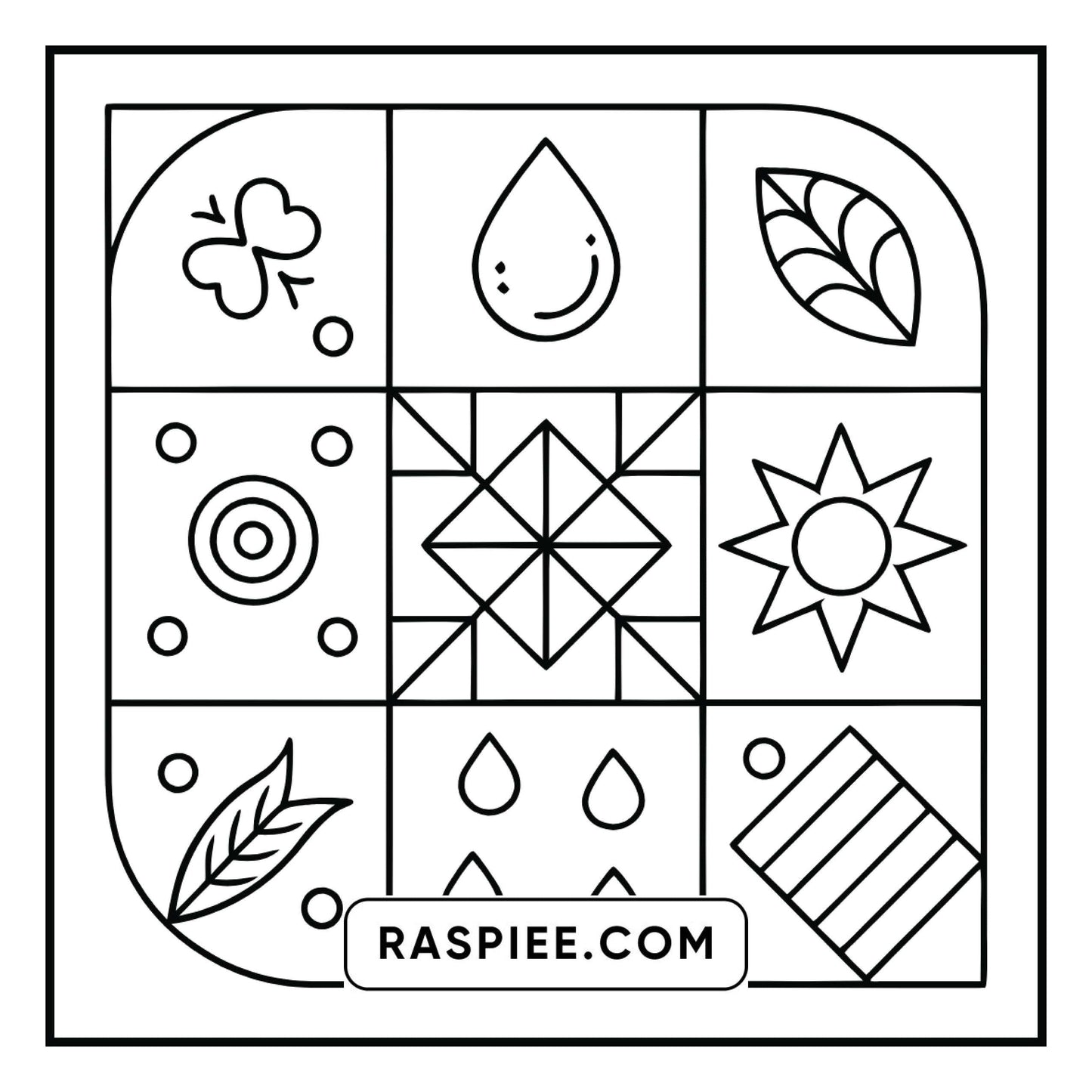 98 Bold and Easy Comfy Patterns Coloring Pages