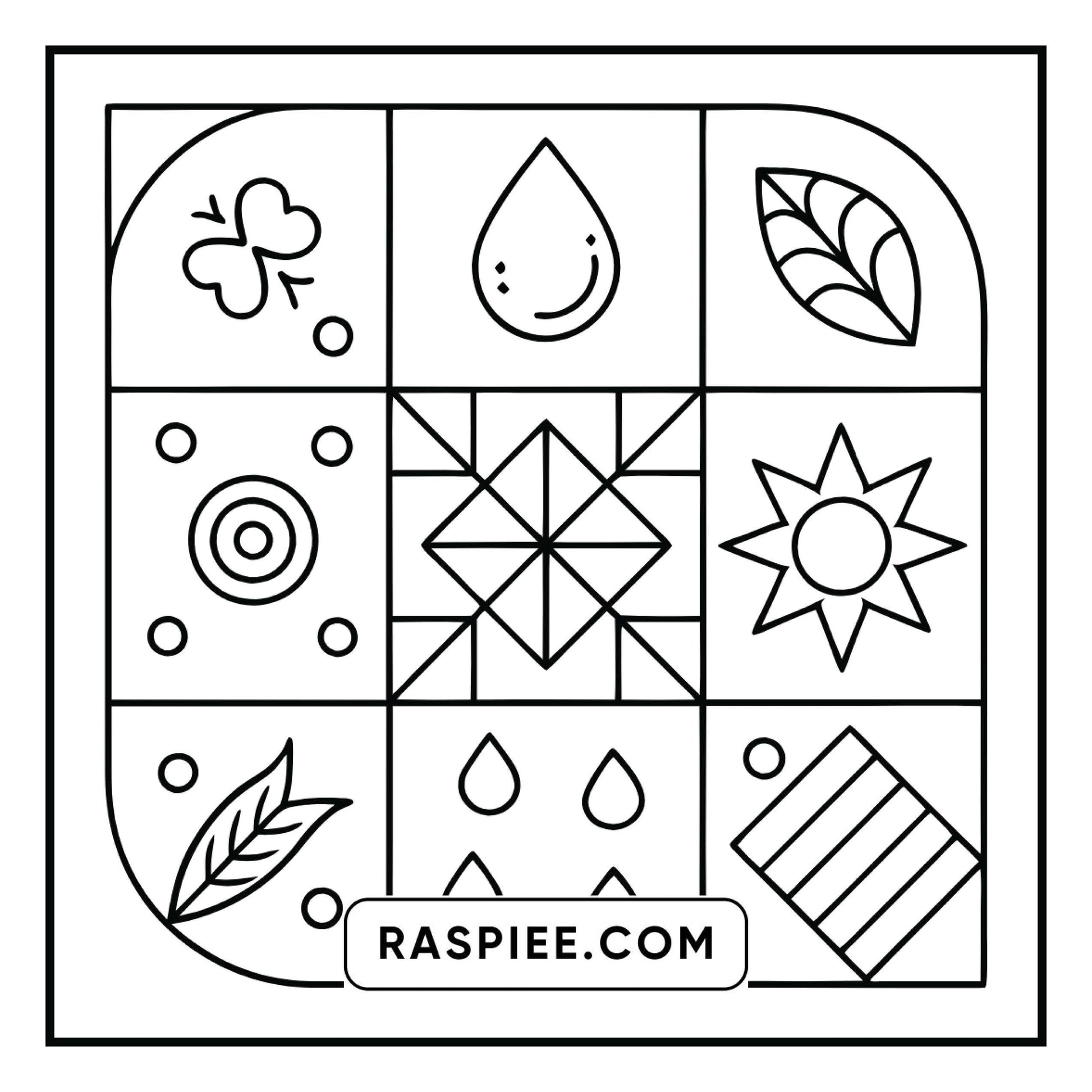 98 Bold and Easy Comfy Patterns Coloring Pages
