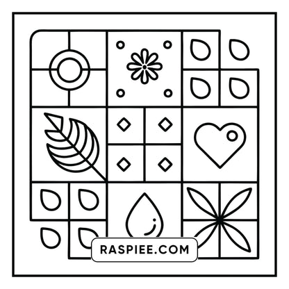 98 Bold and Easy Comfy Patterns Coloring Pages