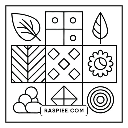 98 Bold and Easy Comfy Patterns Coloring Pages