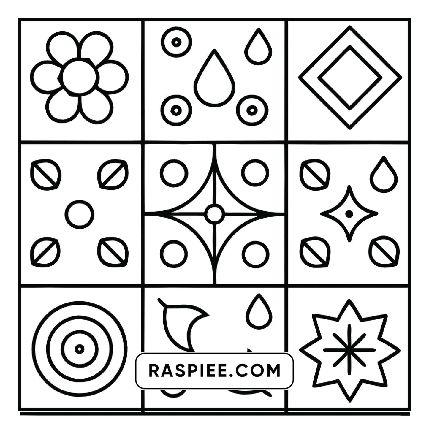 98 Bold and Easy Comfy Patterns Coloring Pages