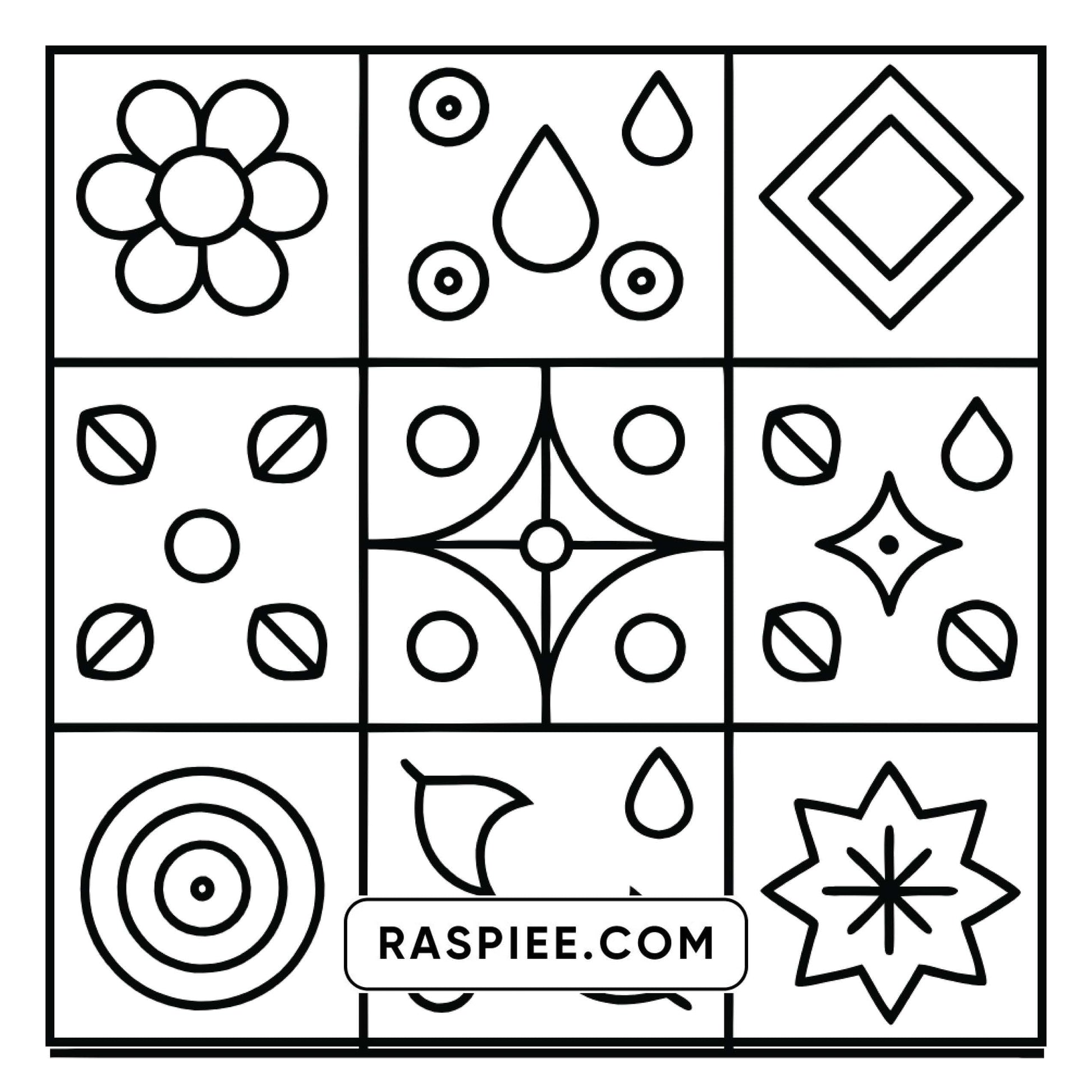 98 Bold and Easy Comfy Patterns Coloring Pages