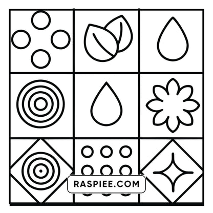 98 Bold and Easy Comfy Patterns Coloring Pages