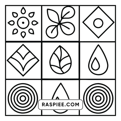 98 Bold and Easy Comfy Patterns Coloring Pages