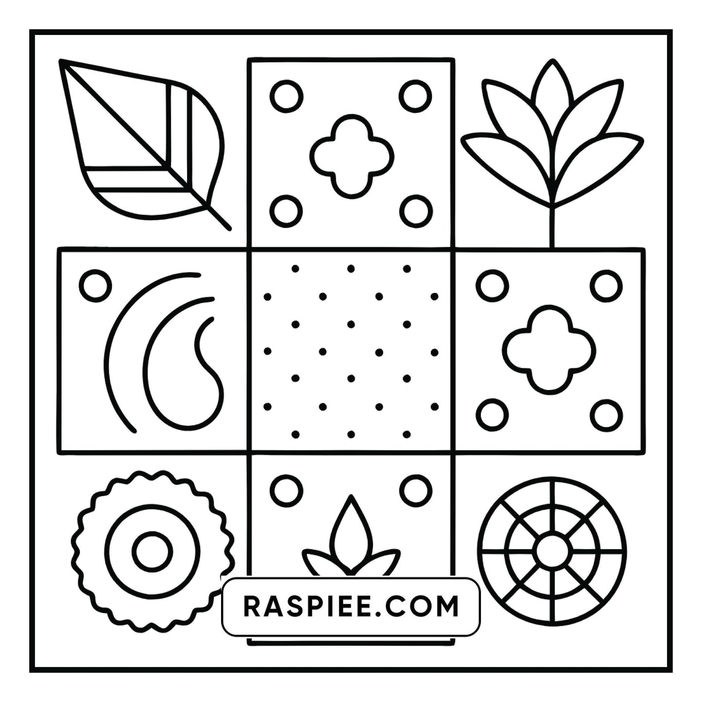 98 Bold and Easy Comfy Patterns Coloring Pages