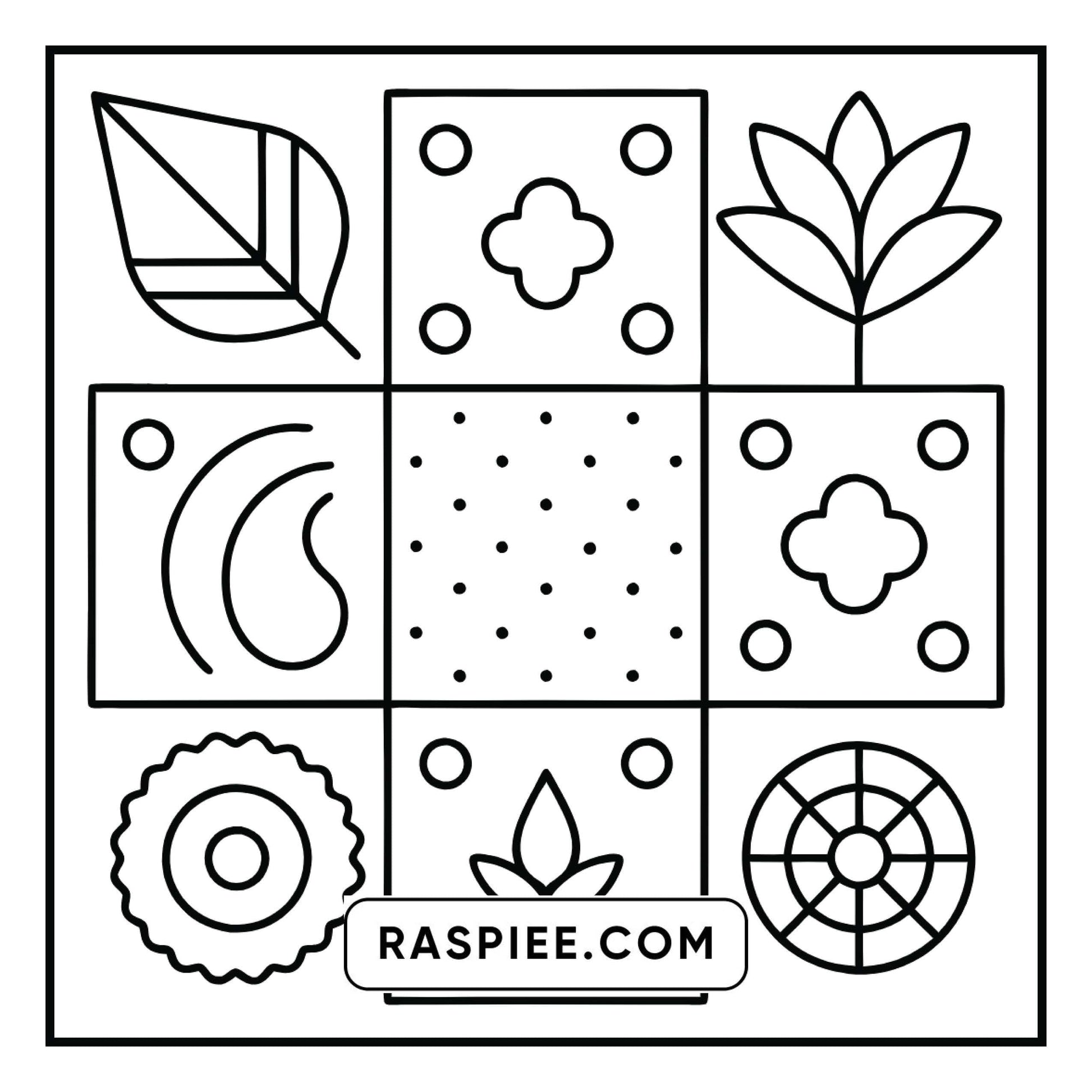 98 Bold and Easy Comfy Patterns Coloring Pages
