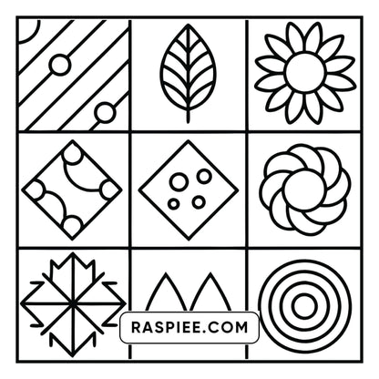 98 Bold and Easy Comfy Patterns Coloring Pages