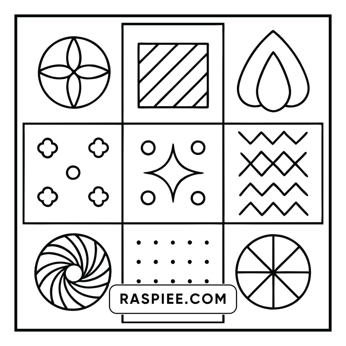 98 Bold and Easy Comfy Patterns Coloring Pages