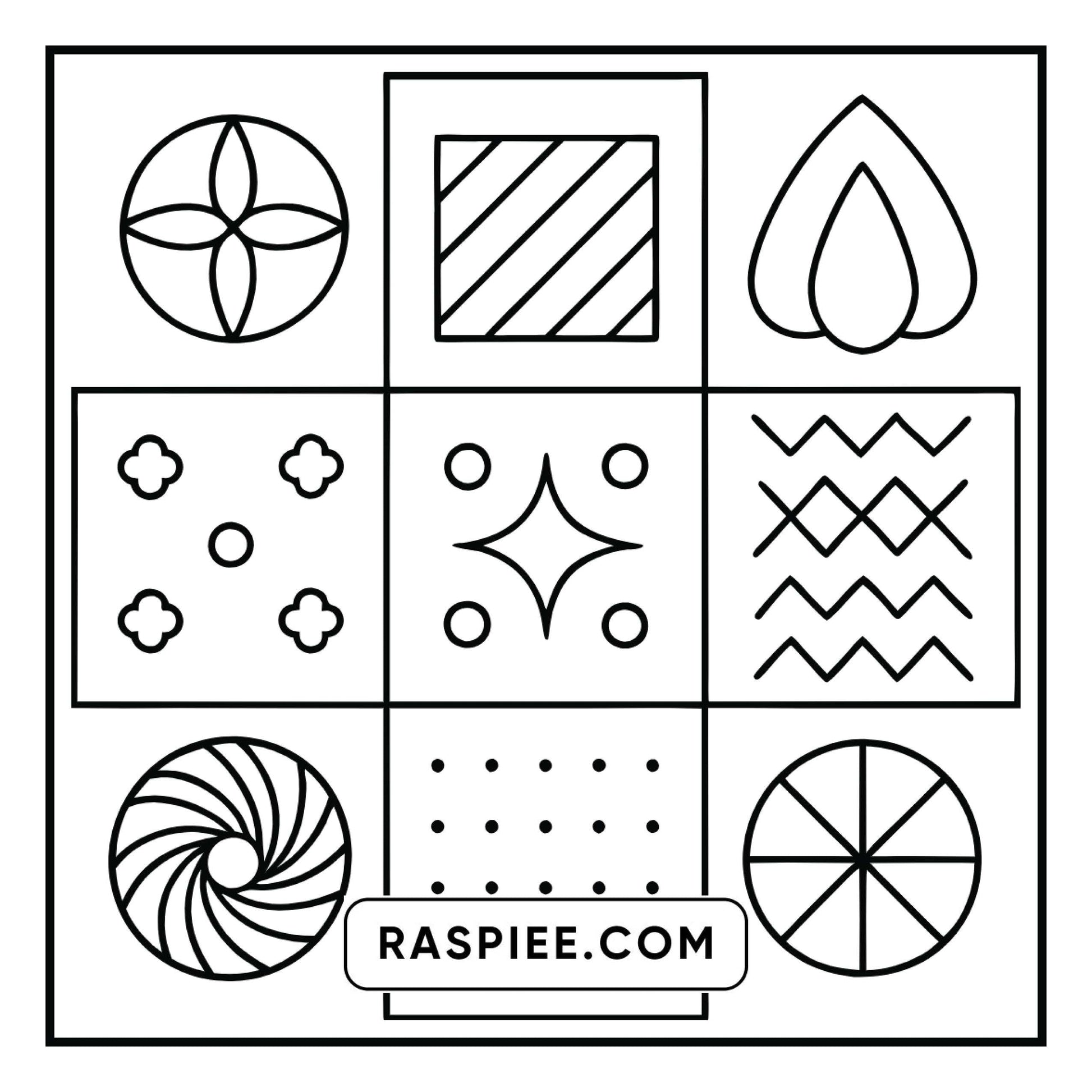98 Bold and Easy Comfy Patterns Coloring Pages