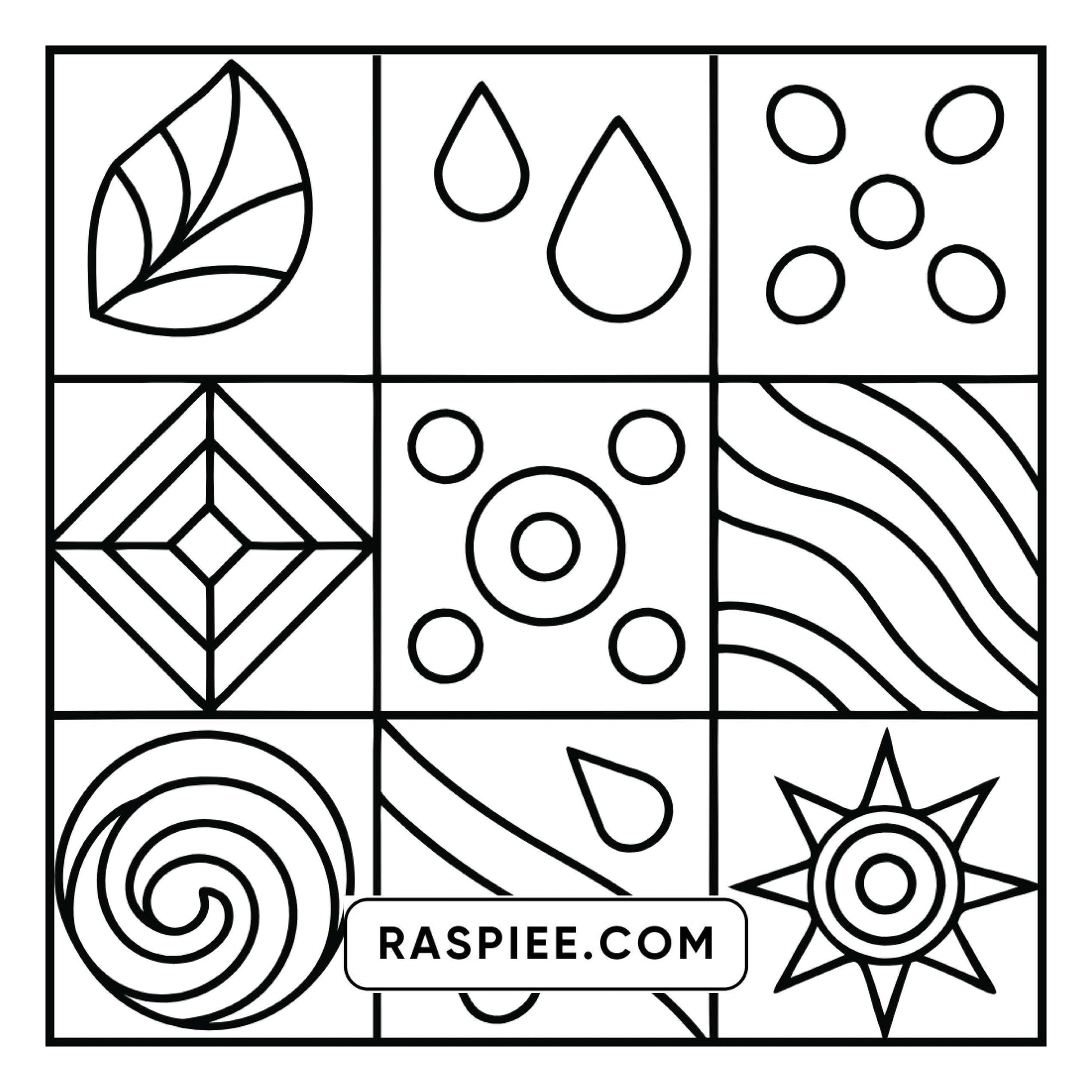 98 Bold and Easy Comfy Patterns Coloring Pages