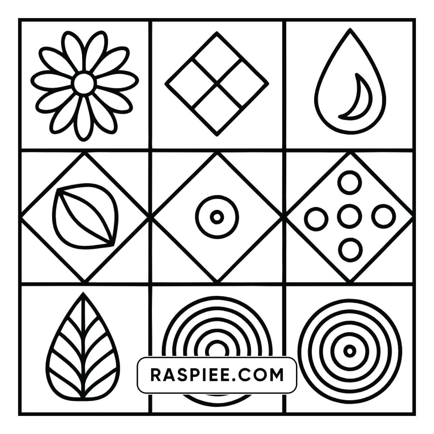 98 Bold and Easy Comfy Patterns Coloring Pages