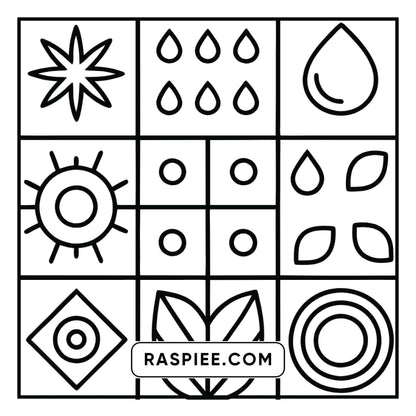 98 Bold and Easy Comfy Patterns Coloring Pages