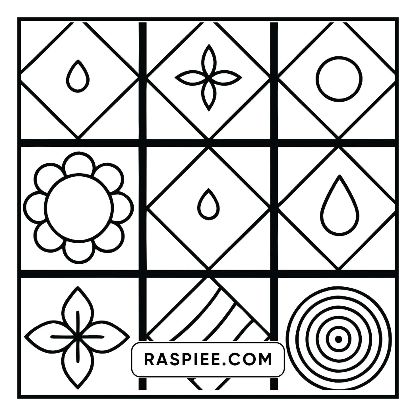 98 Bold and Easy Comfy Patterns Coloring Pages