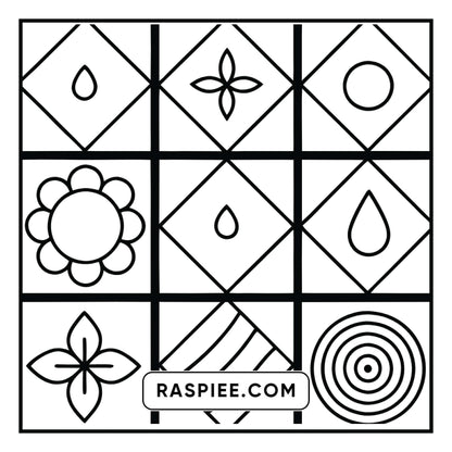 98 Bold and Easy Comfy Patterns Coloring Pages