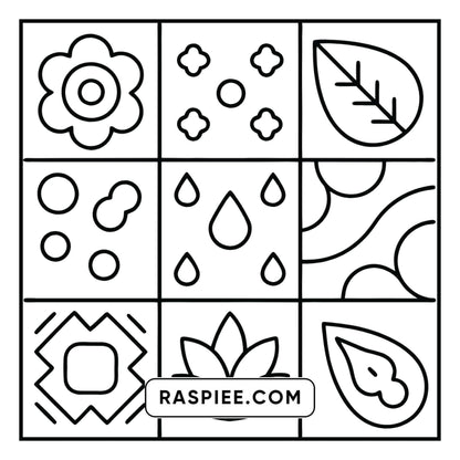 98 Bold and Easy Comfy Patterns Coloring Pages