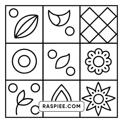 98 Bold and Easy Comfy Patterns Coloring Pages