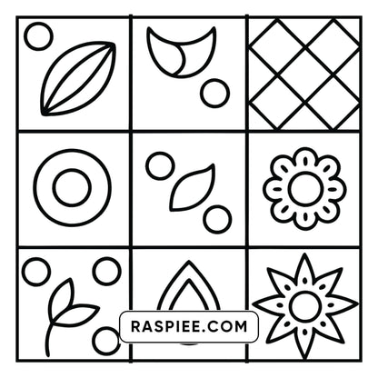 98 Bold and Easy Comfy Patterns Coloring Pages