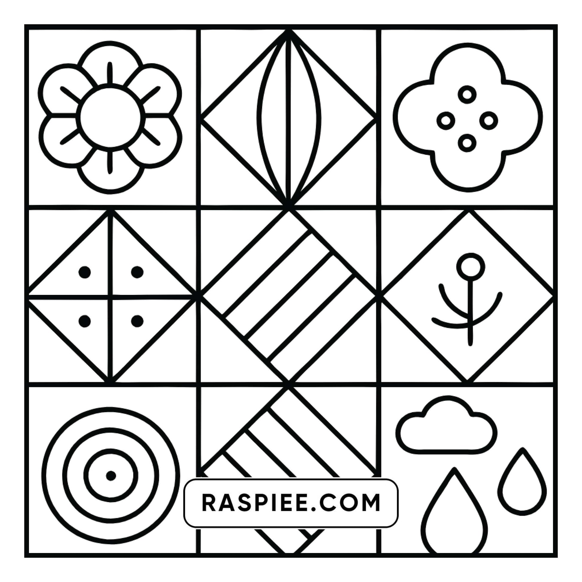 98 Bold and Easy Comfy Patterns Coloring Pages