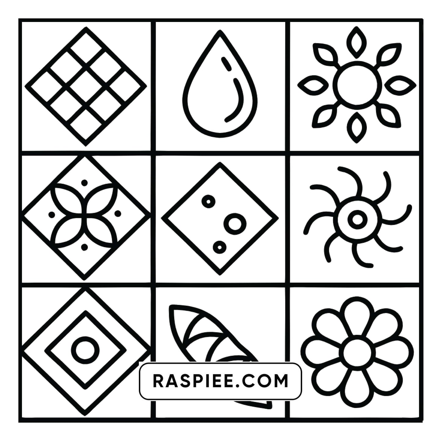 98 Bold and Easy Comfy Patterns Coloring Pages