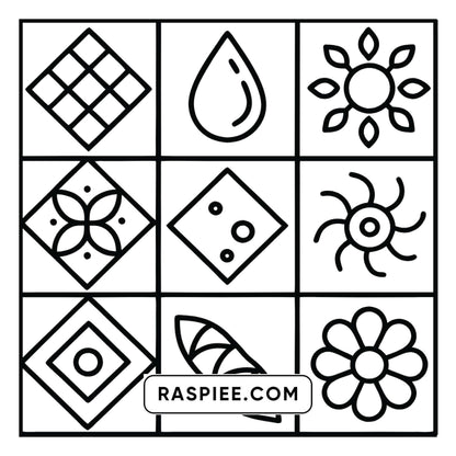 98 Bold and Easy Comfy Patterns Coloring Pages