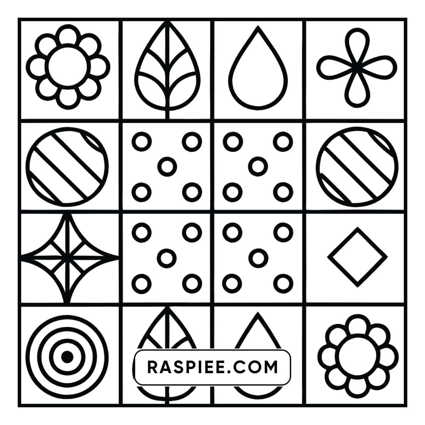 98 Bold and Easy Comfy Patterns Coloring Pages