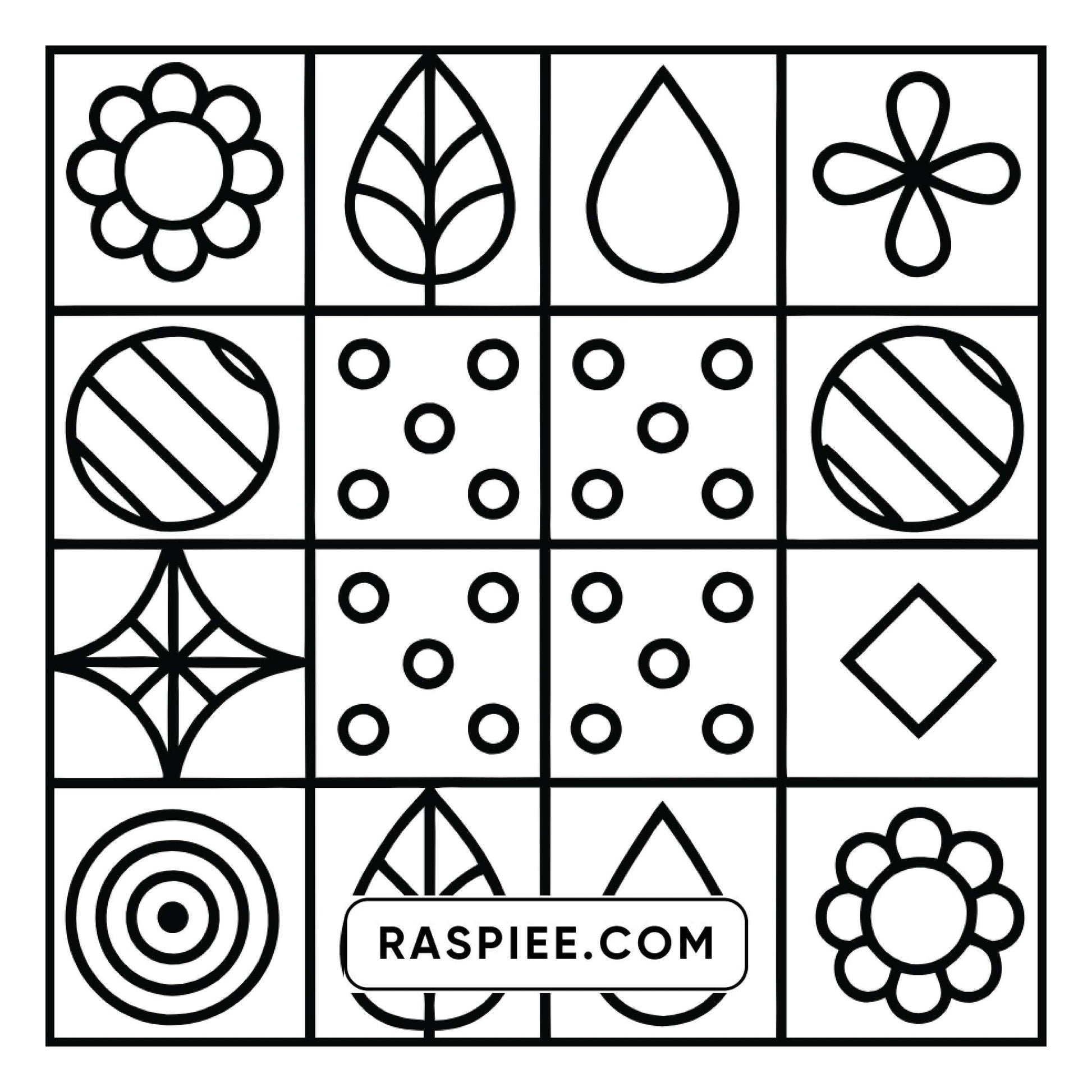 98 Bold and Easy Comfy Patterns Coloring Pages