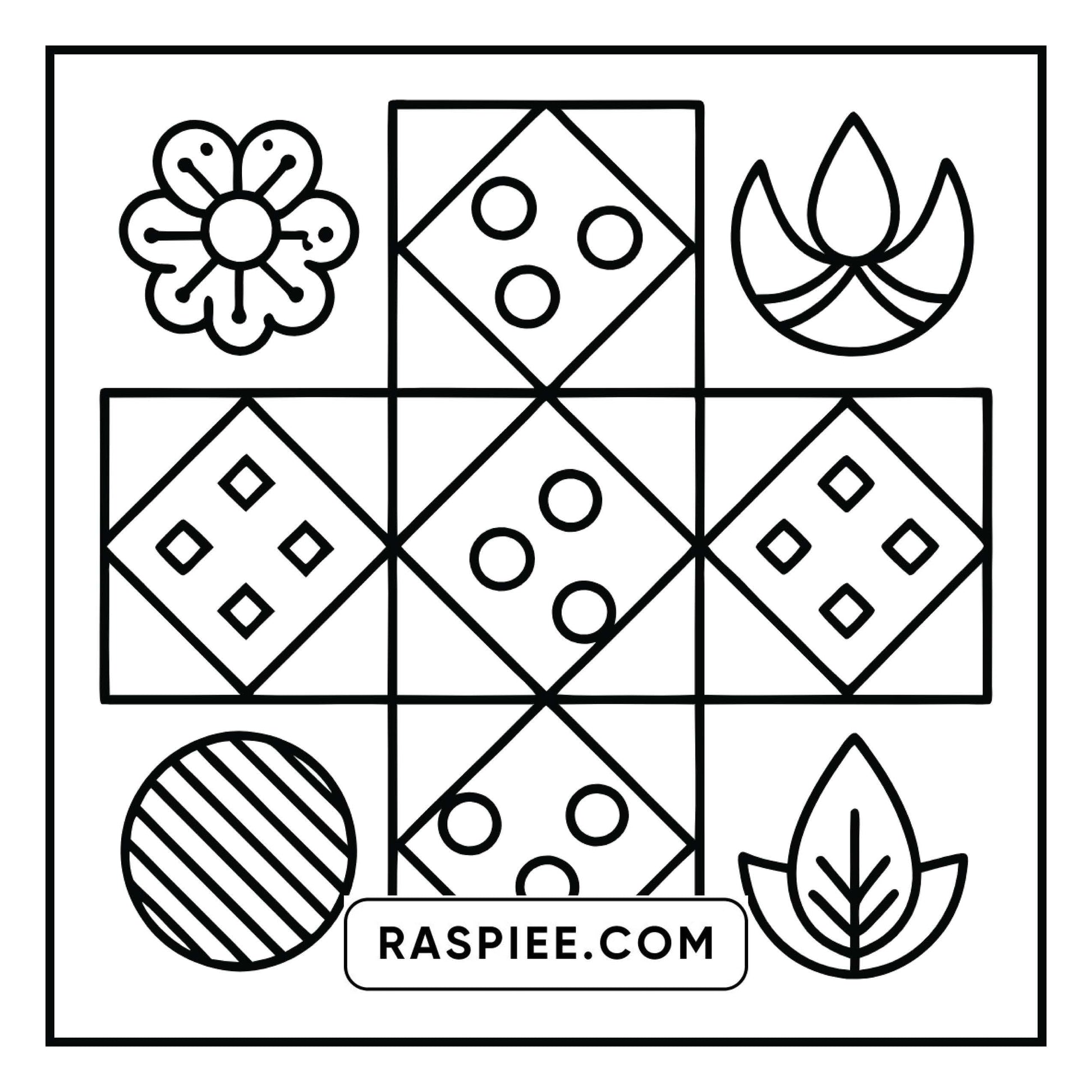 98 Bold and Easy Comfy Patterns Coloring Pages