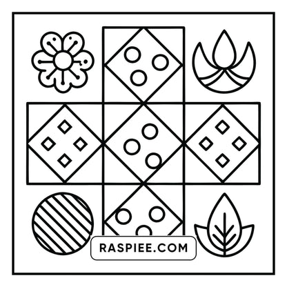 98 Bold and Easy Comfy Patterns Coloring Pages