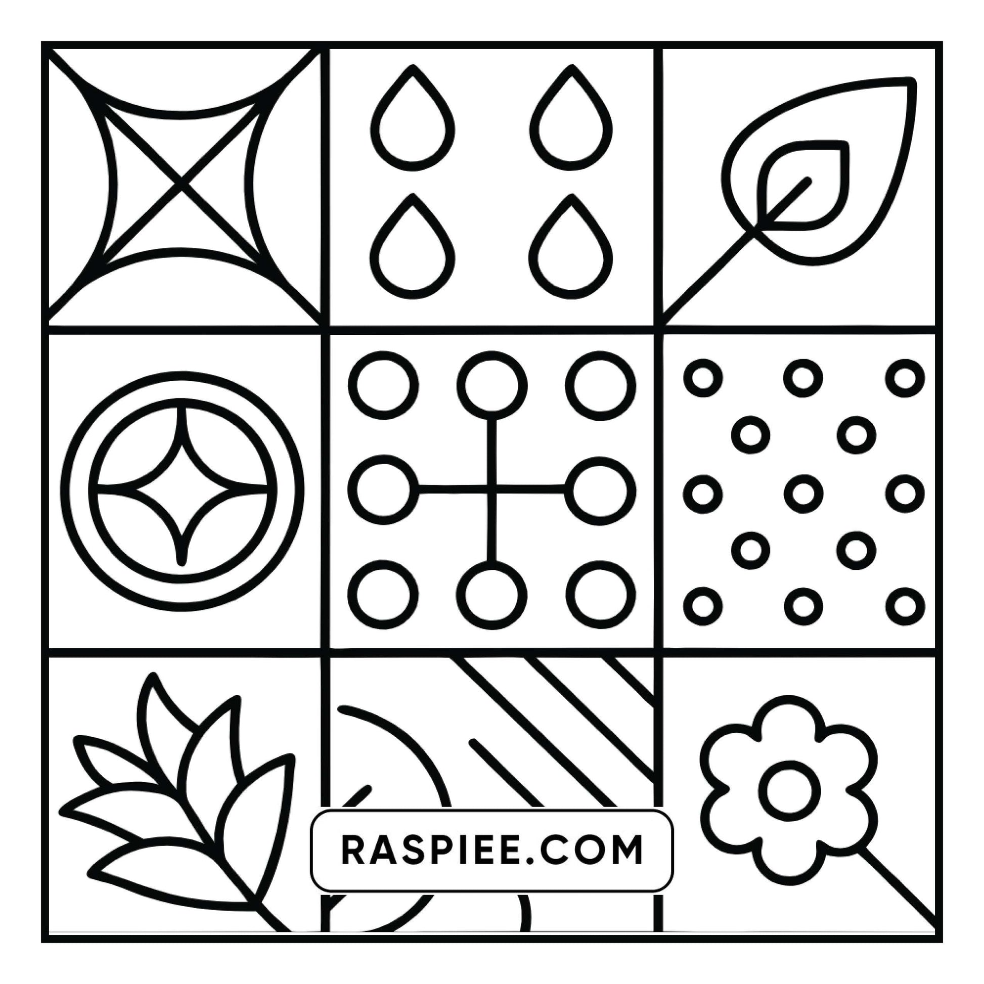 98 Bold and Easy Comfy Patterns Coloring Pages