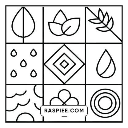 98 Bold and Easy Comfy Patterns Coloring Pages
