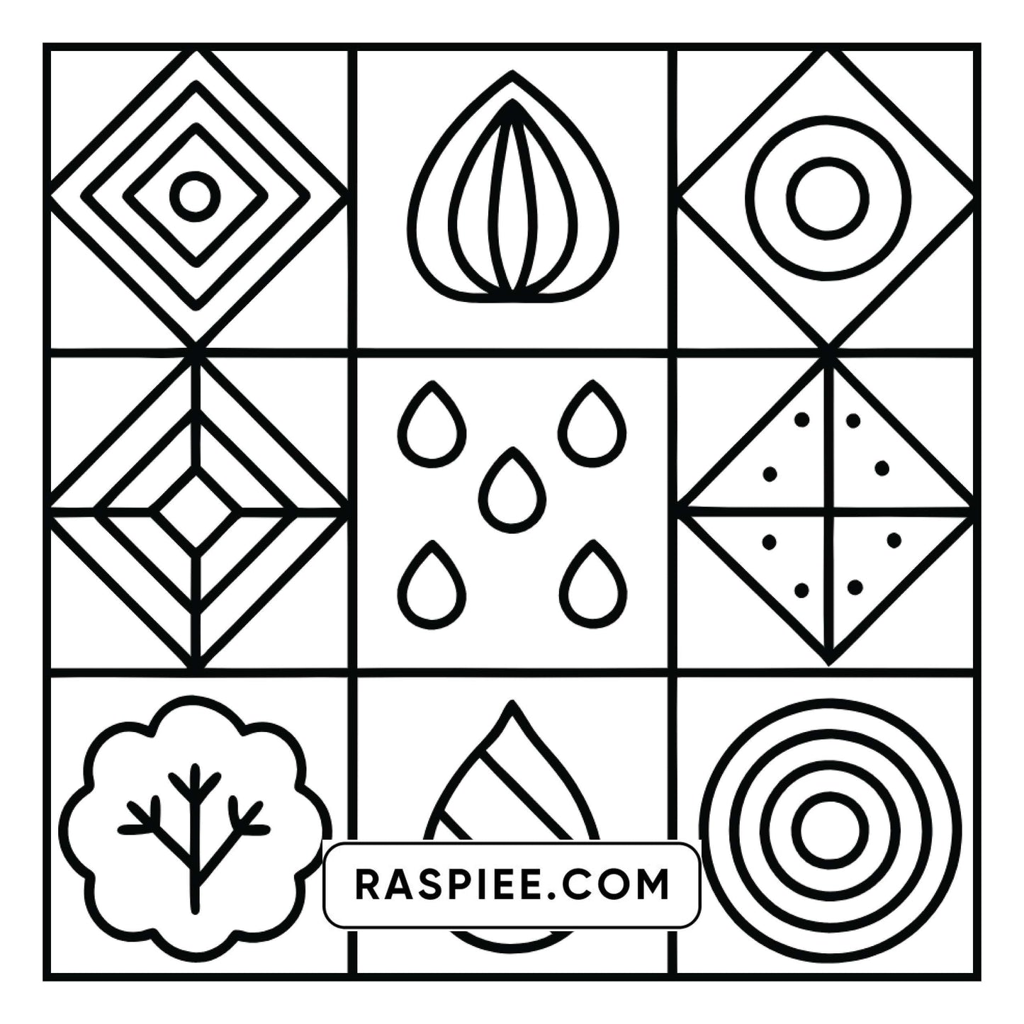 98 Bold and Easy Comfy Patterns Coloring Pages