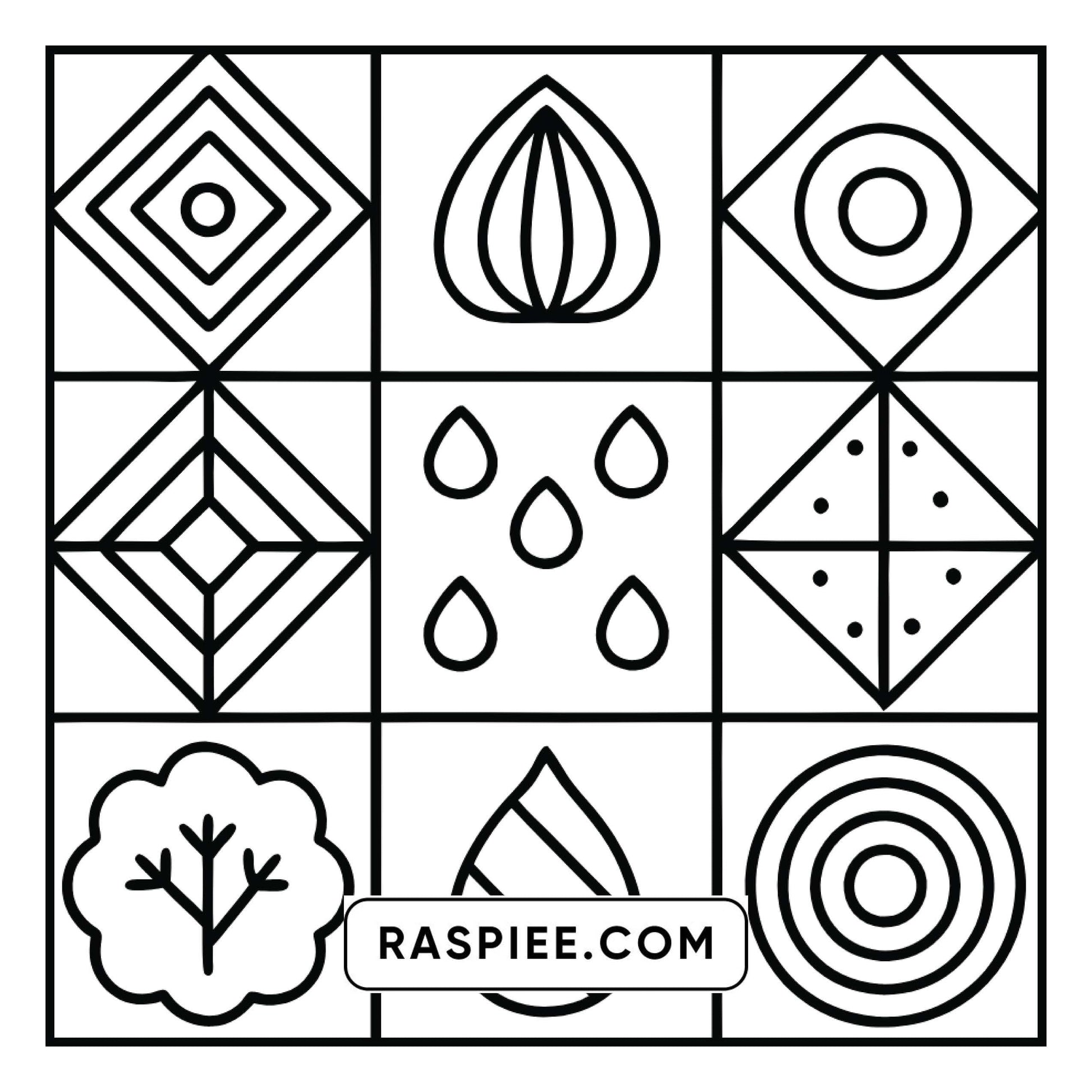 98 Bold and Easy Comfy Patterns Coloring Pages