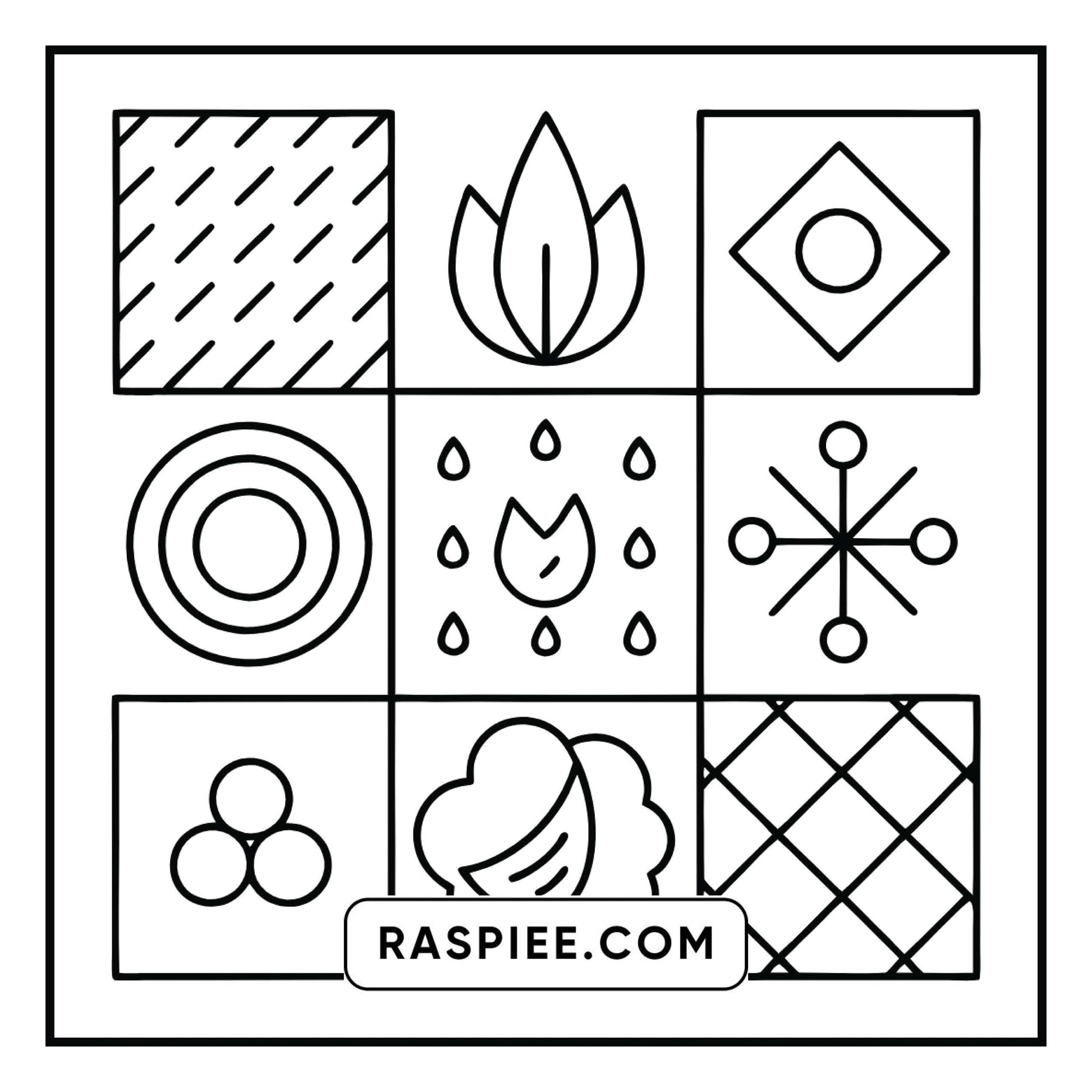 98 Bold and Easy Comfy Patterns Coloring Pages