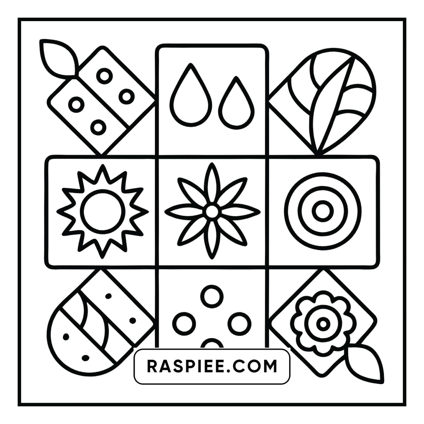98 Bold and Easy Comfy Patterns Coloring Pages