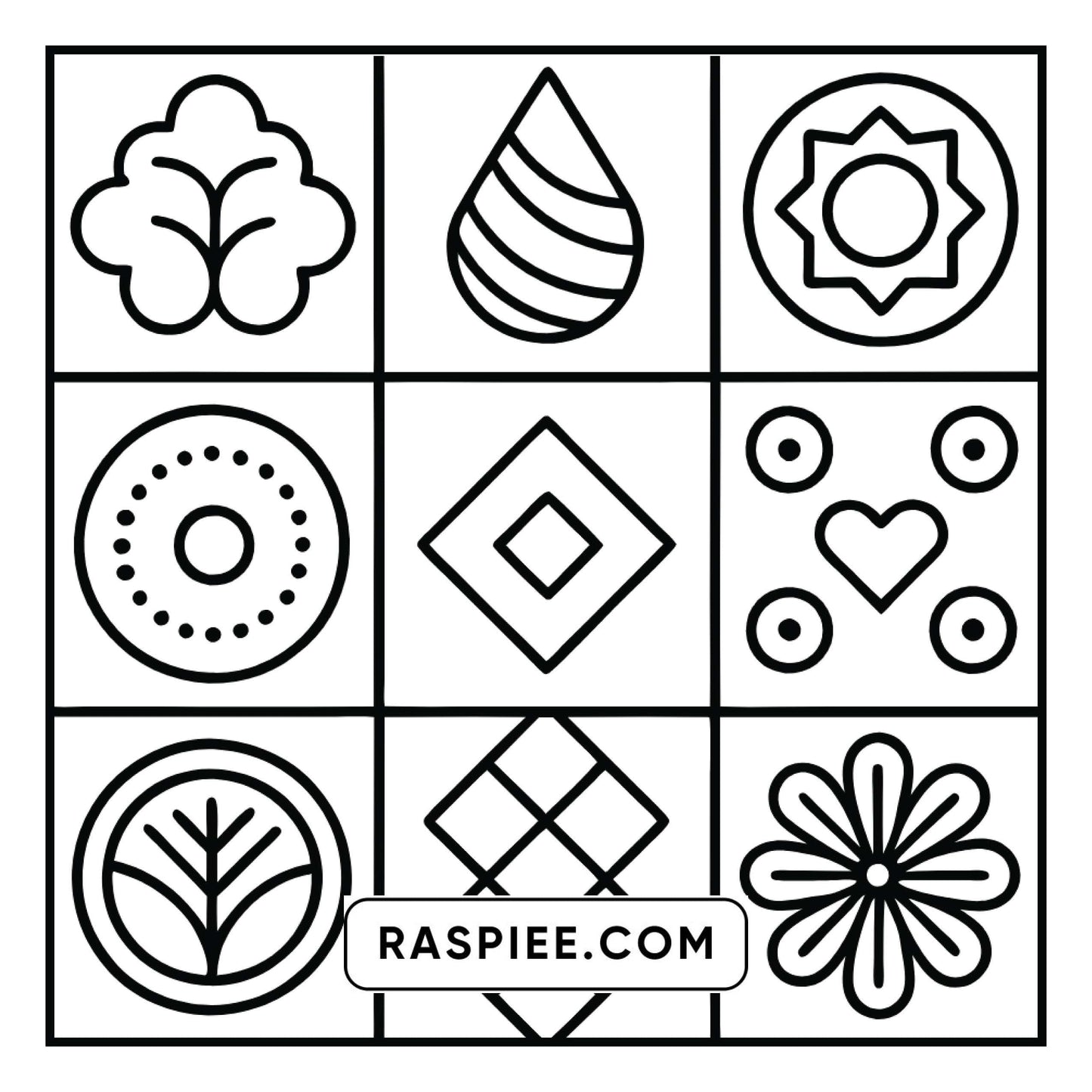 98 Bold and Easy Comfy Patterns Coloring Pages